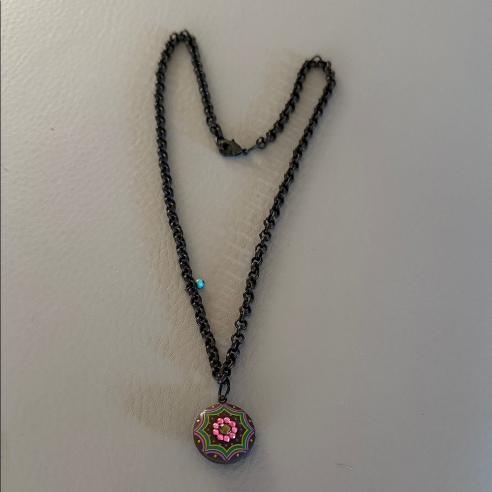 Floral Locket Necklace